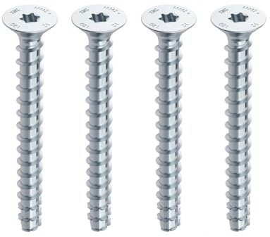 Varile Schachtdeckel Montage-Set | HECO Multi-Monti-plus Betonschrauben 7.5x50 inkl. Montageanleitung