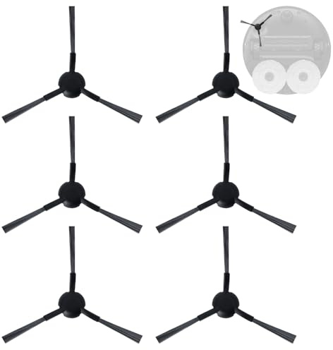Jegehoyo Spazzole laterali per Dreame X30 Ultra/L10s Pro Ultra Heat/L10s Ultra Gen 2/L40 Ultra AE/L40 Ultra A/D20 Ultra/Mova S10/E30 Ultra Robot Aspirapolvere Parti In Silicone Morbido