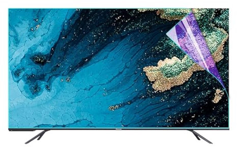 Protector de Pantalla de luz Azul Filtro de película de Monitor Mate de luz Azul antiarañazos/antihuellas for Pantallas LCD, LED, 4K OLED y QLED HDTV y Pantalla Curva(49 Inches1075x604mm)
