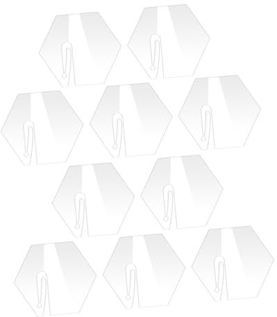 OKUMEYR Acryl-getränkeanhänger 10 Stück Transparente Weinglas-namensschilder Party-getränkemarker Für Hochzeiten Und Feiern
