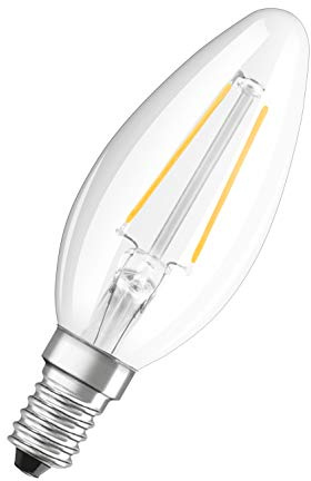 OSRAM LED Star Classic B, Sockel: E14, Nicht Dimmbar, Warmweiß, Ersetzt eine herkömmliche 25 Watt Lampe, Filament, 10er-Pack