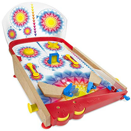 Melissa & Doug Innovation Academy Wooden Build-and-Play Pinball Machine