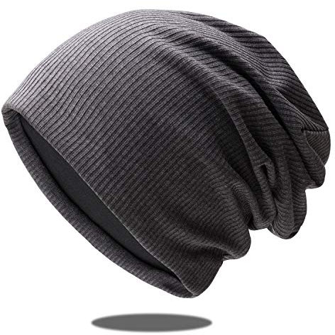 OCTERING® Beanie Mütze für Herren und Damen Slouch Long Beanie Baumwolle Elastisch Unisex