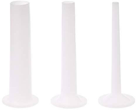 WOWOWO 3Pcs Plastic Sausage Filling Stuffing Tube For Handmade Meat Grinder Stuffer 5#