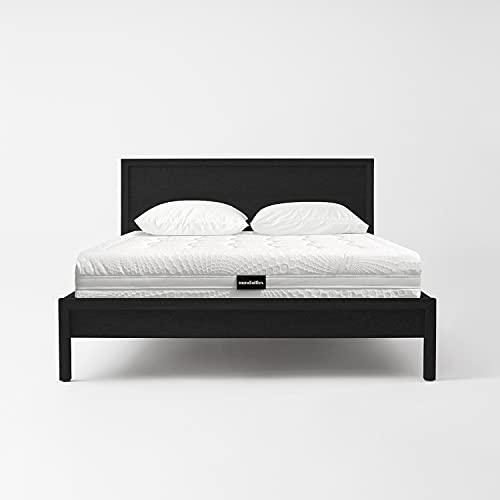 Mundialflex Svago H23 Matelas à la française, hauteur 23 cm, 140 x 200 cm, avec mousse à mémoire de forme MXM, tissu Cardiff Bicolor avec traitement Softner, lavable, hypoallergénique et