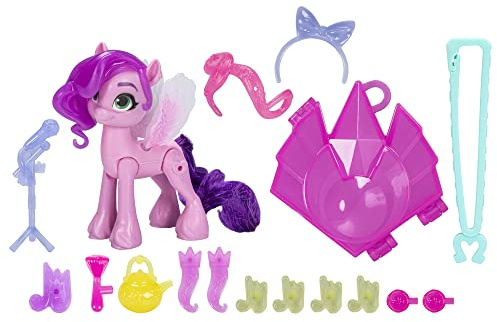 My Little Pony – Entdecke Dein Ponyfunkeln Schönheitsfleck-Magie Pipp Petals, 7,5 cm großes Hoof to Heart ab 5, Multi, F5251