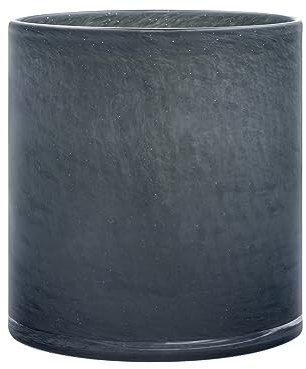 blomus Windlicht -SAGA- | Farbe Magnet | Größe L | Aus Glas und farbig; Für stimmungsvolles Kerzenlicht; Maße 15 x 15 x 16 cm