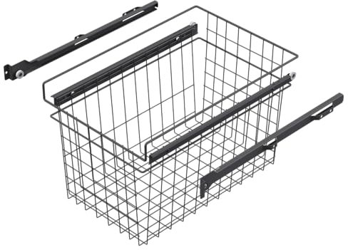 LM 611 | Rollenkorb | Anthrazit | 337x500x320 mm | Kleiderschrank-Organizer | Aufbewahrungskorb für Schrank | Schubladen Ordnungssystem