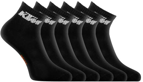 KTM Chaussette Homme - Lot de 6 - Chaussettes Mi-Hautes Homme