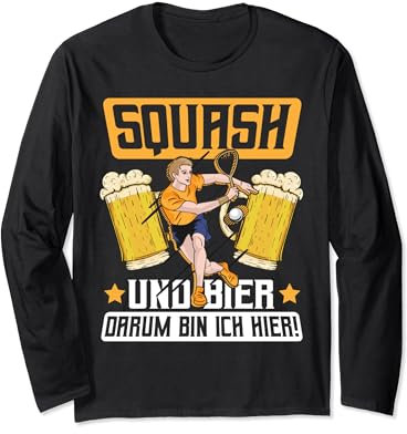 Squash und Bier Langarmshirt