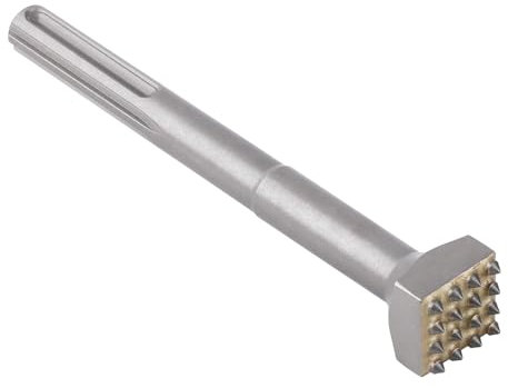 Vearter SDS MAX Scalpello per piastrelle, 216 mm, 16 denti, in metallo duro, raschietto per cemento, ardesia, ponte, muri, piastrelle in ceramica