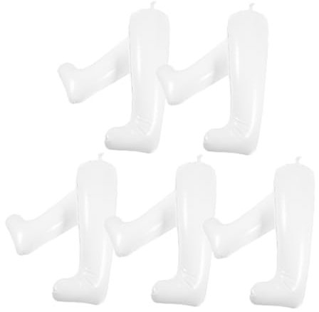 Holibanna 5paare Aufblasbare Stiefelstützen Boots Shaper Aus Dickem Pvc Lange Schuhhalter Für Hohe Stiefel Leichte Praktische Stiefelformhalter Zur Erhaltung Der Form Zuhause