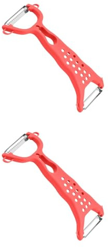 Generisch Kinderschäler,SparschäLer Kinder Obst- und Gemüseschneider mit ergonomischem Griff Leichter und ergonomischer Griff Ausgestattet mit einem ergonomischen Griff (2PC)