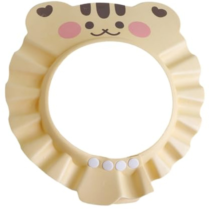 Baby-Duschhaube – Tigerförmige Baby-Duschhaube | Baby-Haarwasch-Schild | Shampoo-Visier für Kinder | Showr Caps Badevisier geeignet für Reiß- und Badezeit, Augenschutz und bequemes Waschen