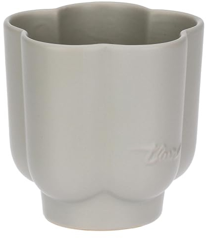 THUN - Portaspazzolini fiore - stoneware - Collezione Accessori Bagno - Ø 12-10 cm h