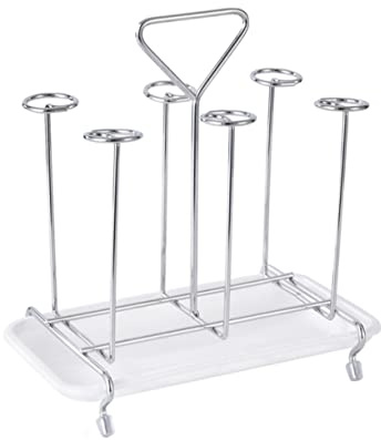 PLAFOPE Soporte para Tazas de Café de Hierro Estable con Diseño de Base Cuadrada Estante Escurridor Rápido para Secado y Organización de Vasos y Tazas Cocina para Decoración y Regalo Días
