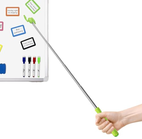 Pointer Finger - Puntero de mano extensible para guardería y escuela primaria, herramienta de presentación de puntero para escuela primaria, pizarra blanca, aula, pizarra para profesores