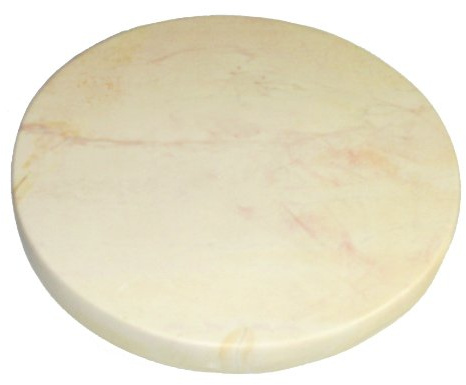 The Friendly Trading Co Soapstone Natural Pizza Stone // Round 12 / 30 cm // Cook Pizza Japatti Sizzling Steak Chicken Fish Bread Tortilla Meat Bagels