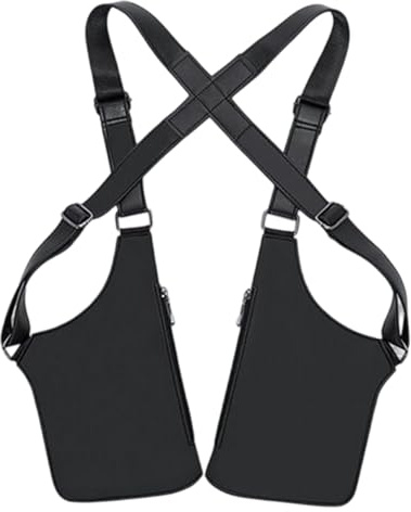 Westentasche für Herren, wasserdicht, mehrere Taschen, Diebstahlschutz, Schulterholster für Herren, für Vater, Freund, Frau, Handy, Autoschlüssel