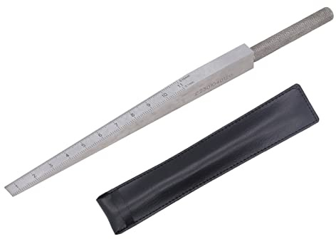 Gearwell Calibro conico, Spessimetro per saldatura a cuneo in acciaio inossidabile Spessimetro Doppia scala 0,5-11 mm per la misurazione dello spazio tra giunti di saldatura