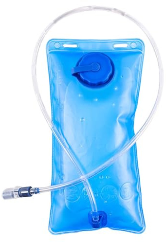 KASESSS Sacca Idrica 2l, Senza Bpa A Prova di Perdite Sacca Acqua Trekking con Apertura Larga, Sacca-Idratazione Portatile con Tubo per Bere Water Bag per Ciclismo Escursionismo Corsa Campeggio