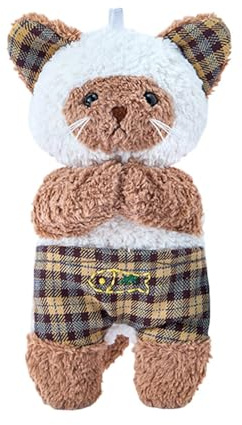 Generico Peluche Gatto - zampe magnetiche interattive | bambola di peluche con magnete curativo | 10 cm, tenerla in mano, regalo per bambini e adulti camera soggiorno divano ufficio auto