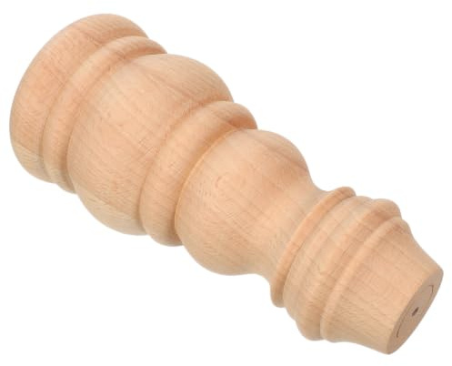 ULTECHNOVO Chapiteaux de Poteaux en Bois Beige Sculpté Style Européen Installation Rapide et Robuste pour Rampes D'escalier et Clôtures Décoratives