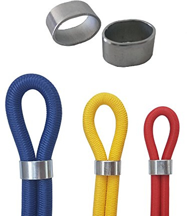 StanleysSeilShop Würgeklemme für 10mm Gummiseil Planenseil Expanderseil verzinkt (30 Stück)