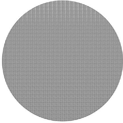 Metyere Non Bastone Griglia Rete Tappeto Riutilizzabile Facile da Pulire per Elettrico Griglia Gas Carbone Grigliata - Rotondo, 40cm