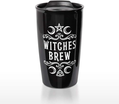 Alchemy England 1977 Witches Brew Unisex Becher weiß/schwarz Keramik Gothic, Nu Goth