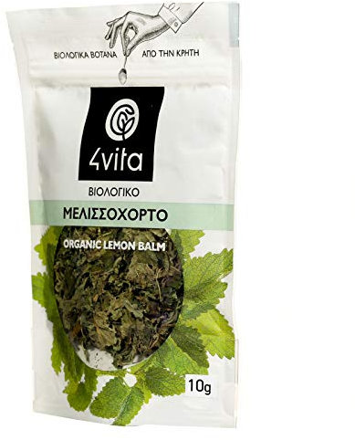 4Vita Premium Organic Greek Herbal tea (Bio Lemon Balm 10g)