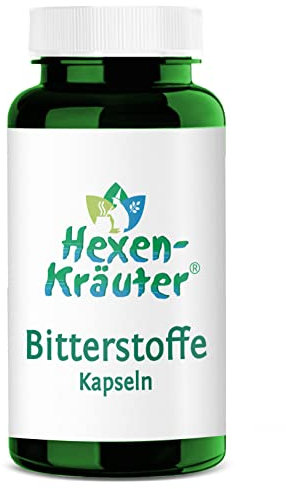 Hexen-Kräuter Bitterstoffe Kapseln mit Cholin* hochdosiert - 100 Stück - Hildegard von Bingen, Artischocken Kapseln, Löwenzahn, Wermut