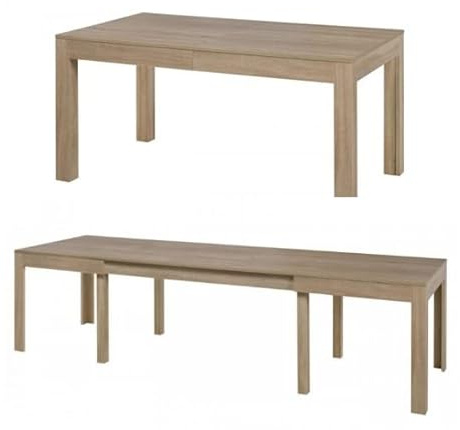 Tisch Küchentisch Esszimmertisch Esstisch Torino Ausziehbar 160-300cm (Sonoma Eiche)