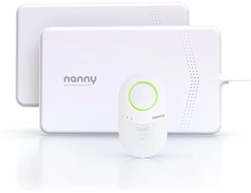 JABLOTRON Nanny BM-03 Baby Monitor zur Atmungsüberwachung, 2x Sensormatten - Atmungsmonitor für Babys ab 1 kg – Medizinisch zertifiziertes Babyphone - Hergestellt in der EU