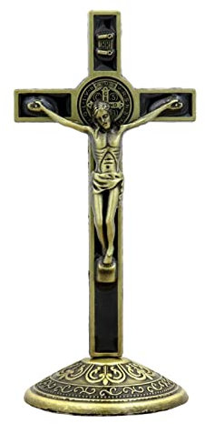 MagiDeal Kruzifix-Figur, Kreuzaltar, Jesus-Statue, religiöser am Kreuz, Kruzifix, Kruzifix-Kreuz für Jesus, Dekoration, Statuensammlung, Figur, Stil a