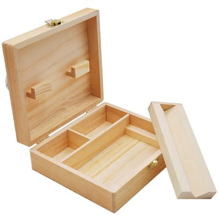 Holz Aufbewahrungsbox, Holzkiste mit Deckel, Spielzeugkiste, Holztruhe mit Deckel, Abdeckung Holzkiste, Aufbewahrung Teebox
