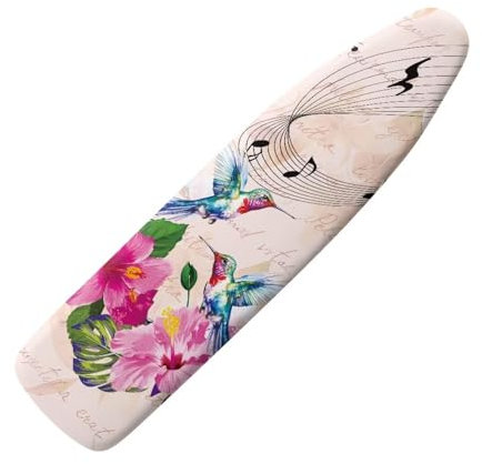Vanideaoty Hummingbird Ironing Board Cover and Pad 15x54 Standard Size Ironing Board Cover with Elastic Edge for Snug and Secure Fit, Thick and Durable Material (Not Include Board)