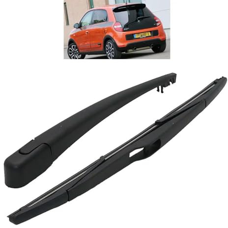 HOMERW Kit Set Braccio e Spazzola tergicristallo Posteriore - 14 Adatto per Renault Twingo 3 III MK3 2015-2023 350mm Spazzola Parabrezza portellone Posteriore finestrino