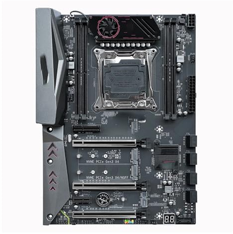 Placa Madre Placa Base Fit For X99 D4 LGA 2011-3 Combo Kit con CPU Xeon E5 2680 V4, Compatible RAM DDR4, NVME, NGFF M.2, WiFi, USB 3.0 x99