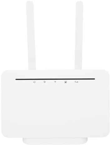 Zunate Routeur WiFi 4G LTE, Internet sans Fil Haut Débit avec Emplacement SIM, Large Prise en Charge de Fréquence jusqu'à 150 Mbps, pour Une Utilisation Domestique et Extérieure,