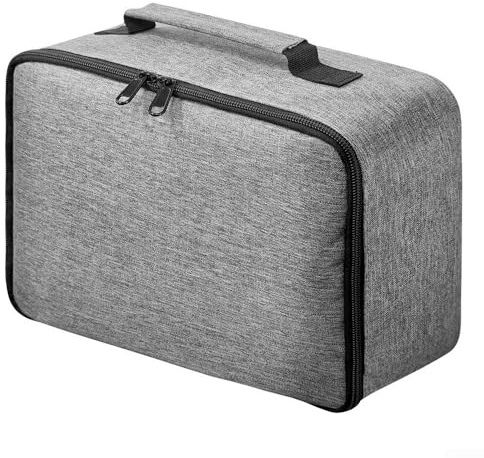 Feeshoppher Sac de rangement portable pour projecteur EAZZE D1G HAPPRUN TMY PANSEBA - Étui de transport en tissu Oxford avec poche de rangement pour accessoires