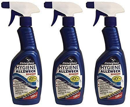 Preisjubel 6 x 750ml Elsterglanz Hygiene Allzweck Reiniger, Desinfektionsspray, Desinfektionreiniger