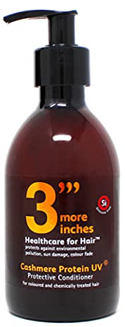 3'''More Inches Cashmere Protein UV Protective Conditioner 250ml - Restoring & Strengthening Conditioner - UV Hair Protection & Silicone Free - Hair Care by Michael Van Clarke