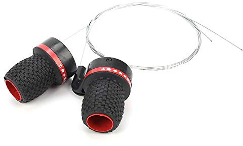 Keenso Mando de Cambio, Cambios de Puños con Cables y Fundas para Bici de Montaña Bicicletas y accesorios