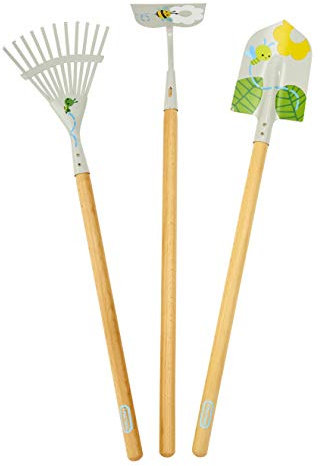Little Tikes Growing Garden Large Tool Set - Outdoor Fun for Toddlers - Educational & Active Play - Includes Garden Hoe, Rake & More - Ages 3+ Years