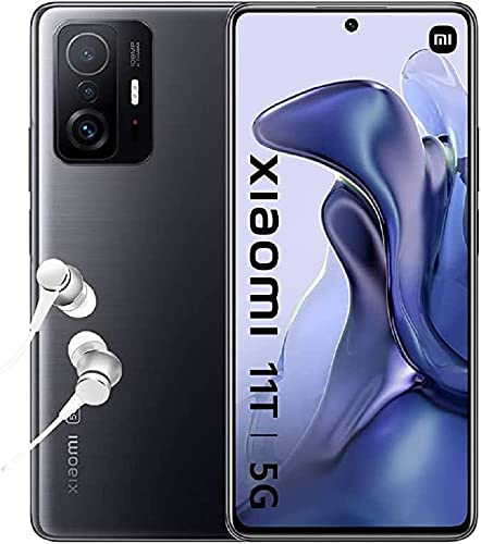 Xiaomi 11T Pro 5G - Smartphone 8+128 GB, 6,67 AMOLED Flat DotDisplay de 120 Hz, Snapdragon 888, cámara Pro de 108 MP, 5000 mAh, Gris Meteorito (Versión ES + 2 años de garantía)