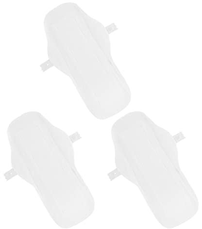 MILISTEN Waschbar Baumwolle Damenbinden Wiederverwendbare Slipeinlagen 3 Stücke 270mm Stoffbinden Menstruationstuch Hygienetuch Cotton Pads für Menstruation alle Frauen