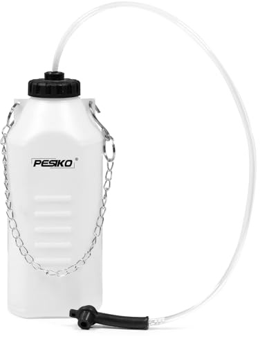 PESIKO Brake Bleeder Kit, 1L Brake Bleeder Bottle with 24 inch Tube and Rubber Connector for Collect Brake Fluid