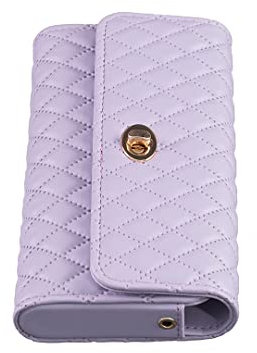 SNCLET Handytasche Umhängetasche Crossbody Bag Tasche Damen Weichem PU Leder Tasche Frauen Brieftasche Umhängen Tasche mit Kartenfächern Handy Schultertasche mit Abnehmbar Schultergurt,Lila