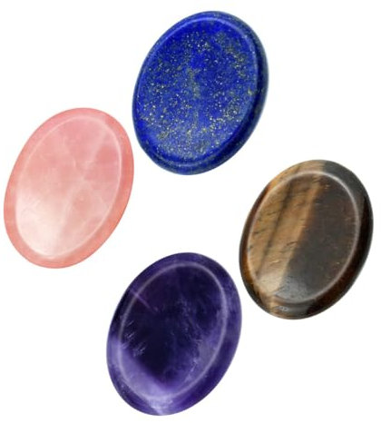 Gatuida 3 Sets 4 Stück Gesichts-gua-sha-bretter Natürliche Jade-schabeplatten Einzigartige Form Persönliches Massagewerkzeug